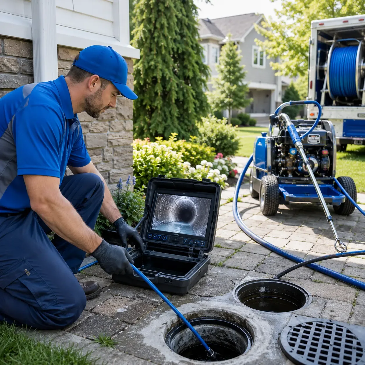 Outdoor drain cleaning professionals serving Mcroberts, KY